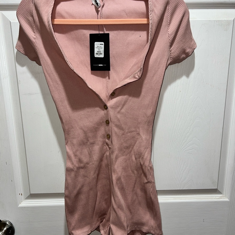 Women's Pink Romper